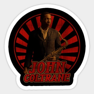 Retro Vintage John Coltrane Classic Sticker